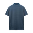 thumbnail image 5 of yillto Mens Shirts Short Sleeve Striped Golf Shirt Casual T Shirts Collared Shirts with Pockets, 5 of 5