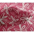 thumbnail image 4 of oneOone Viscose Chiffon Magenta Fabric Florals Craft Projects Decor Fabric Printed By The Yard 42 Inch Wide-5U0, 4 of 4