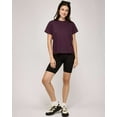 thumbnail image 4 of Real Essentials 5 Pack: Women’s 100% Cotton Oversized Short Sleeve T-Shirts Fashion Trendy Tees (Available in Plus Size), 4 of 5