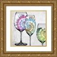 thumbnail image 1 of Sommers, Mindy 20x20 Gold Ornate Wood Framed with Double Matting Museum Art Print Titled - Groovy Glasses, 1 of 4