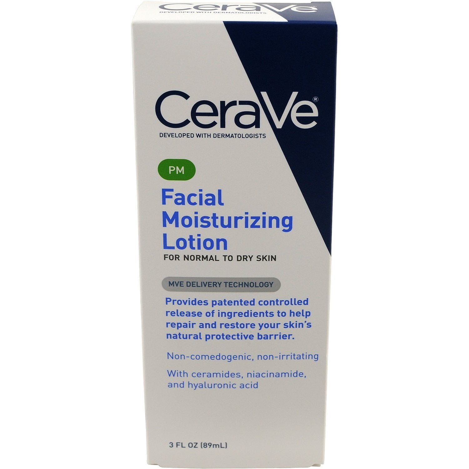 CeraVe Moisturizing Facial Lotion PM, 3 oz