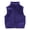 Purple, variant on CAICJ98 Boys Girls Zip Up Fleece Jacket Kids Toodler Lightweight Outerwear Long Sleeve Mock Neck Coat with Pockets (Yellow,3-4 Years)