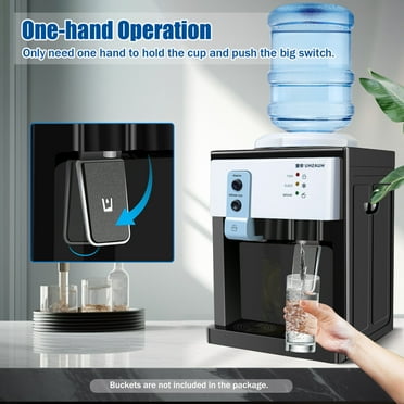 5 Gallon Top Loading Water Cooler Electric Dispenser Countertop Hot   Cold Drinking Machine Rapid Heating