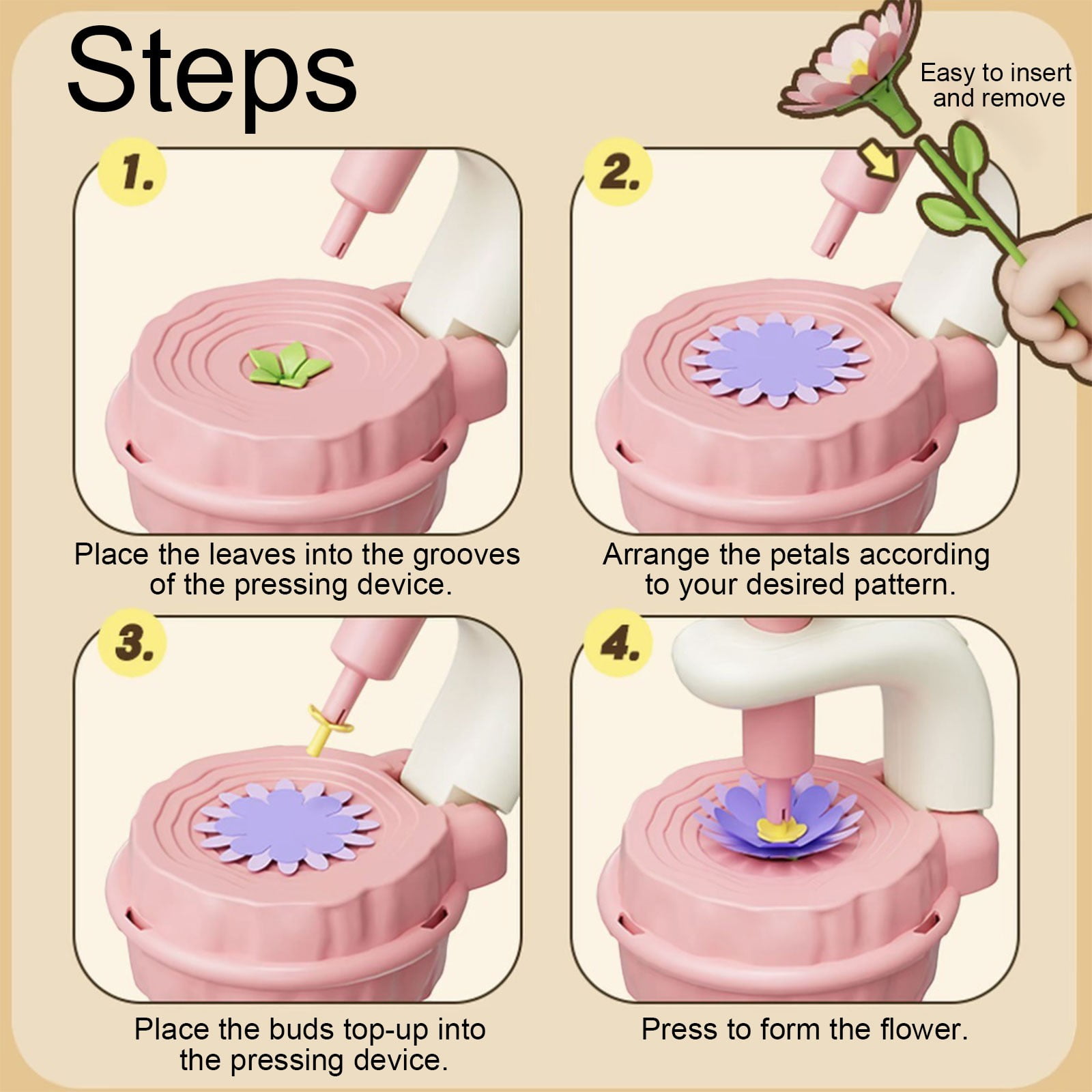 Viflosae Boys Toys 6-8 Years Old Cars DIY Handicraft Kit Artificial Flower Bouquet Making Handmade Simulated Floral Set Homemade Flower Making Supplies Christmas Gifts for Boys 8-12