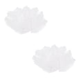 thumbnail image 4 of 40 Piezas Blanco Avestruz Natural Pluma 20-25cm Boda DIY, 4 of 5