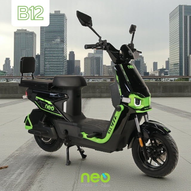 Bici Eléctrica B12 Neo Moto Bike, 65km/h, 1200W