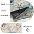thumbnail image 2 of Teal Sea Turtle Coastal Kitchen Runner Rug 2.7x5 Washable Runners for Hallway Non Slip Vintage Summer Beach Nautical Large Area Rug Indoor Floor Carpet for Bathroom Laundry Entryway Bedroom, 2 of 8