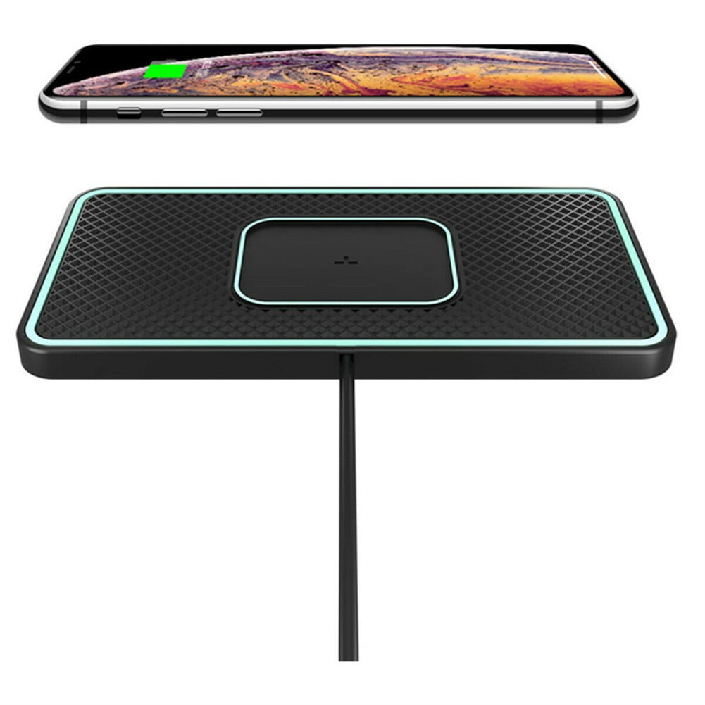 15W Wireless Charger Pad Car Fast Charging Phone Stand Dock for Phone