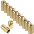 thumbnail image 6 of LEORX 30Pcs Golden Metal Round Head Diy Projects Jewelry Findings Cord Ends Caps, 6 of 8