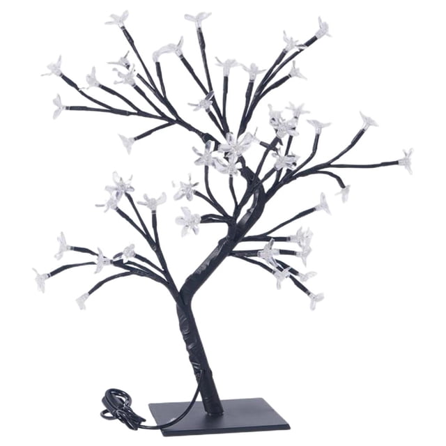 LED CEREZO Árbol Luz USB de Navidad Luz Decoraciones 48 LED Gloria Luz de abedul