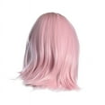 thumbnail image 2 of SUCS Fashion Women Long White Pink Gradient Wig Wavy Party Curly Synthetic Sexy Wigs, 2 of 3