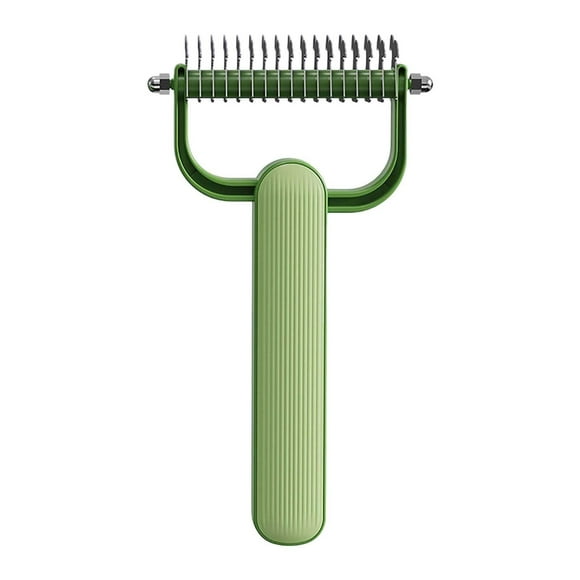TIELUTT Double Dematting Comb Dehairing Tool for Medium To Large Double Divider in the Trunk of the Dog Accessories for Sled Dogs Dog Food and Accessories Dog Accessories Catalog Accessories for Grey