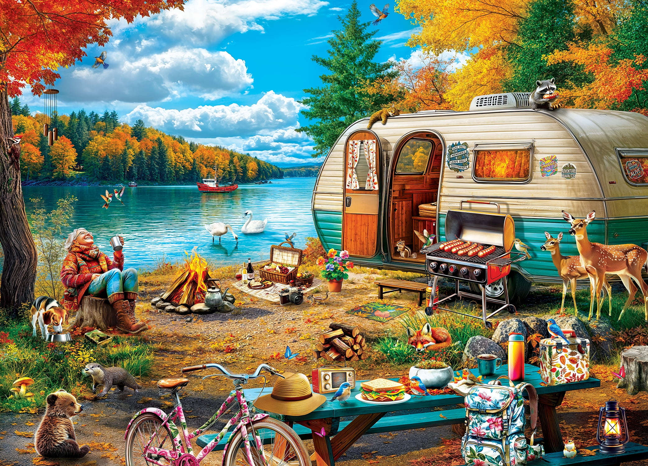 Lazy Days - The Wild Woods 1000 Piece Puzzle