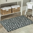 Bailu Boho Moroccan Rug 16*24 Rug for Entrance Black and White Kitchen ...
