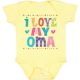 thumbnail image 3 of Inktastic I Love My Oma Granddaughter Girls Baby Bodysuit, 3 of 5