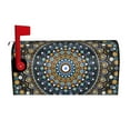 thumbnail image 2 of Lsque Dot Mandala Mailbox Cover Standard Size ,Magnetic Mailbox Covers Post Wraps Letter Box Cover -21x18 in, 2 of 9