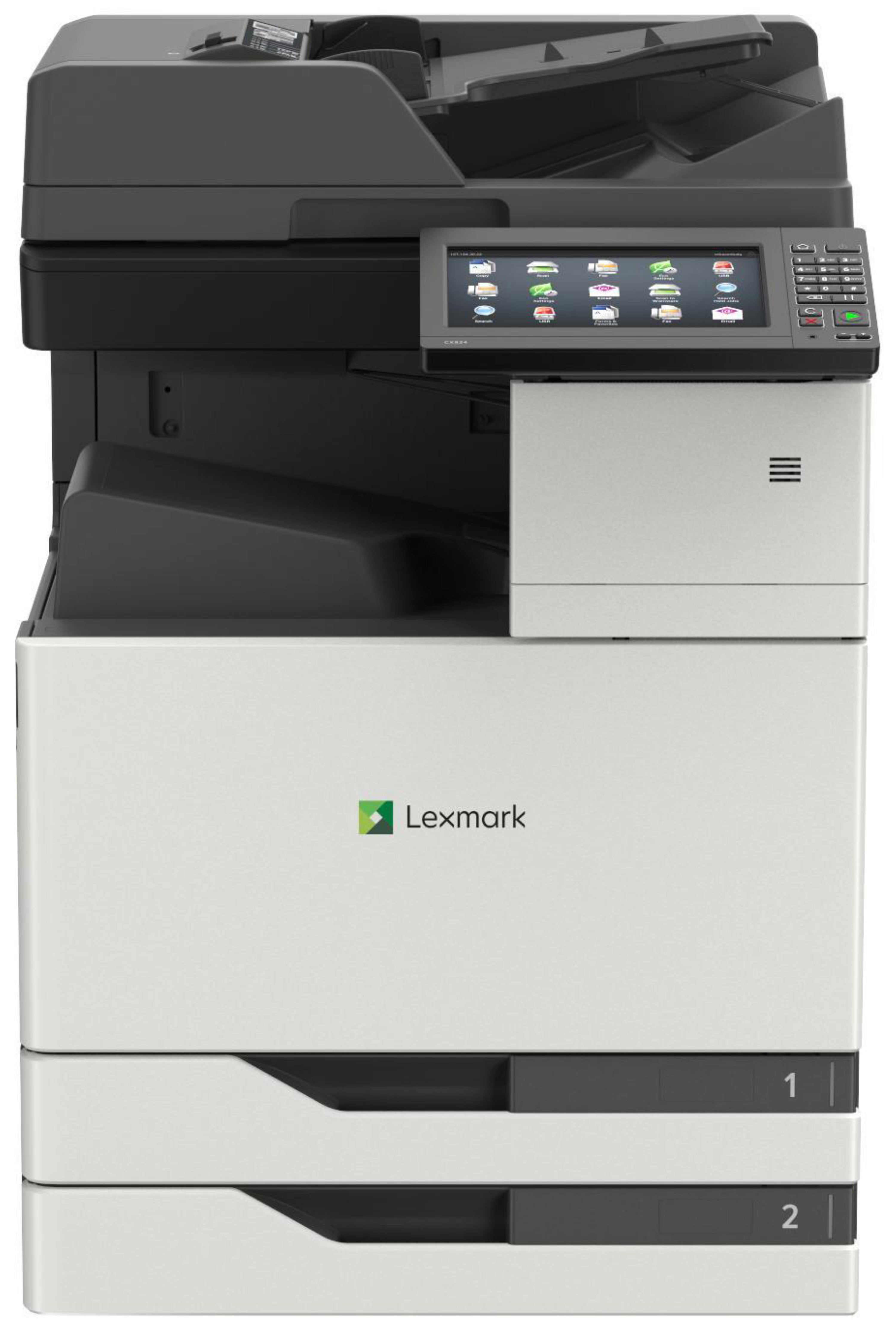 Lexmark CX921de Laser Multifunction Printer-Color-Copier/Fax/Scanner-35 ppm Mono/35 Color Print-1200x1200 Print-Automatic Duplex Print-200000 Pages Monthly-1150 Input-Color Scanner-1200 Optical Scan-Color Fax-Gigabit Ethernet - Walmart.com