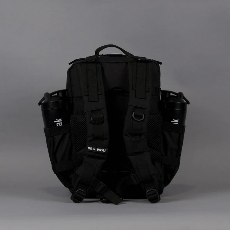 WolfPak 25L Meal Prep Backpack, Insulated Cooler Bag, Black, Food