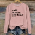 thumbnail image 5 of Uxgjfwu Sleep Shirts Girls Crewneck Oversized Sweatshirt Kids Fashion Long Sleeve Pullover Tops 1-12 Years, 5 of 7