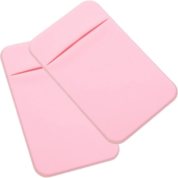 Cell Holder 2pcs Cellphone Pocket Self Adhesive Card Holder Stick On Wallet Card Sleeve Sticky Credit Holder