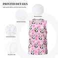 thumbnail image 3 of Xecao Funny Panda Draws A Heart print basketball shirt for both men and women, a unisex basketball jersey perfect for theme parties-Small, 3 of 6