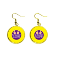 thumbnail image 1 of Expresando agradecimiento vida amigos Ear Dangle Golden Drop Earring Jewelry Mujer Unbranded M, 1 of 3