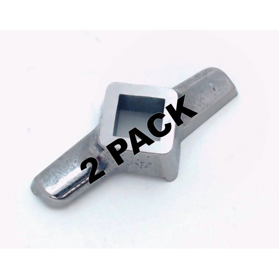 2 Pk, Jupiter Knife, 2-Bladed, for Metal Food Grinder Attachment 476100, 130900