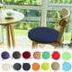 thumbnail image 3 of Cojines redondos para silla, almohadillas para silla de exterior, lazos incluidos, diseño duradero, para jardín/muebles, asiento cómodo, juego de asientos, detalles decorativos Blahzhy, 3 of 8