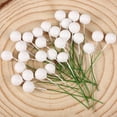 thumbnail image 4 of 50 Uds. De espuma de bricolaje de bayas de estambre artificiales de Navidad para decoración de guirnaldas de Año Nuevo de Navidad, 4 of 7