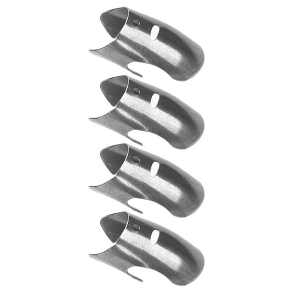 Tineasur Kitchen Anti Scald Finger Grips Stainless Steel Finger Tips Protectors 4Pcs