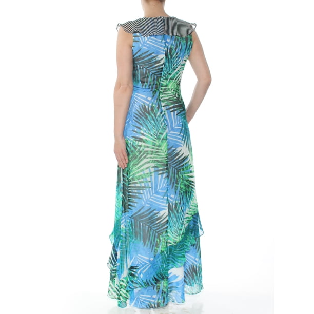 CALVIN KLEIN $139 Womens New 1002 Green Printed Ruffle Maxi Dress 2 B+B - Walmart Business Supplies CALVIN KLEIN $139 Womens New 1002 Green Printed Ruffle Maxi Dress 2 B+B - Walmart Business Supplies