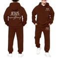 thumbnail image 6 of LIIPEE Autumn Winter Outfit Sets For Girls Letter Graphic Long Sleeve Pullover Hoodies And Sweatpants 2 Piece Set Kids Casual Comfortable Cute Outfits,12-13 Years, 6 of 6