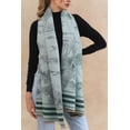 thumbnail image 3 of Scenic Print Scarf with Striped Border, 3 of 3