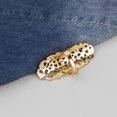 thumbnail image 4 of Joernso Knuckle Ring Vintage Exaggerate Hollow Out Geometric Rhinestone Decoration Electroplating Fashion Retro Carving Long Ring Jewelry Accessories, 4 of 8