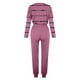 thumbnail image 4 of Puntoco Conjunto casual de manga larga con ondas sueltas a la moda para mujer Puntoco Puntoco-204, 4 of 5