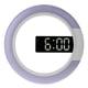 thumbnail image 5 of Large LED Digital Wall Clock, 12 inch Round Wall Alarm Clock with Remote Conrol RGB Night Light Temperature Alarms Wall Electronic, 5 of 5