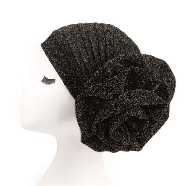 Women's Muslim Elastic Band Ethnic Hijab Solid Color Adjustable Small Cap Tube Cap Wrapped Turban Cap Lace Up
