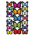 thumbnail image 1 of Autocollant Mural Papillon, 1 of 5