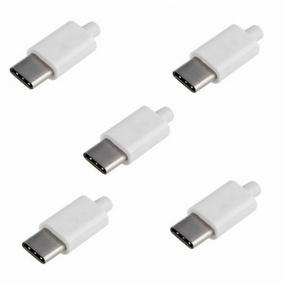 Chenyang CY 5set DIY 24pin USB 3.1 Type C USB-C Male Plug Connector SMT type with 3.5mm SR Housing Cover Connector