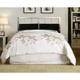 thumbnail image 3 of Furniture of America  Nols Modern 2-Piece Metal Headboard and Footboard Set Black/Chrome Full, 3 of 5