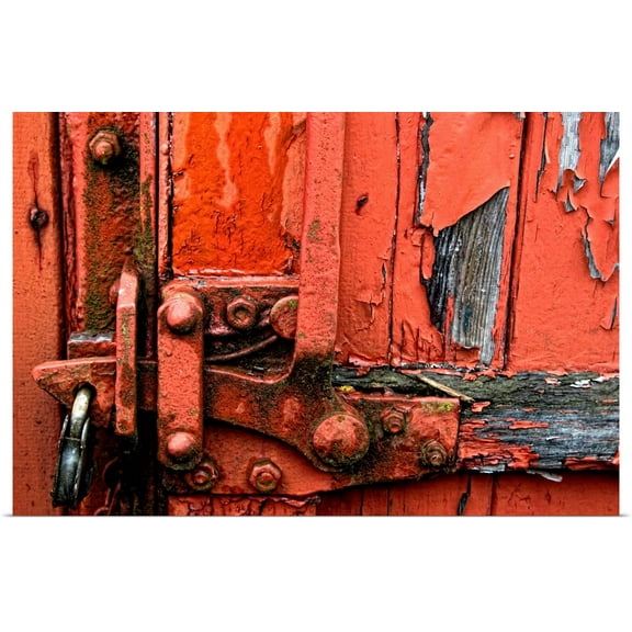 Great BIG Canvas | Rolled John Short Poster Print entitled Weathered Lock