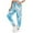 Blue Pants, variant on Women's Tie Dye Capri Pants Drawstring Workout Pants Slimming Stretch Athletic Running Yoga Leggings for Womenwith Pocket Orange M