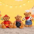 thumbnail image 3 of Oso de peluche HollyHome Chef con uniforme de chef de 40 cm, 3 of 9