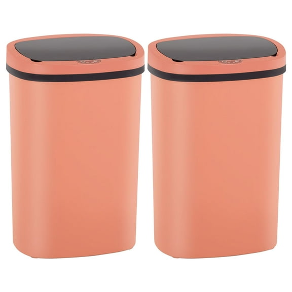 PayLessHere 13Gal Trash Can - Touchless Automatic Lid, Plastic Garbage Can for Kitchen  (2, Pink)