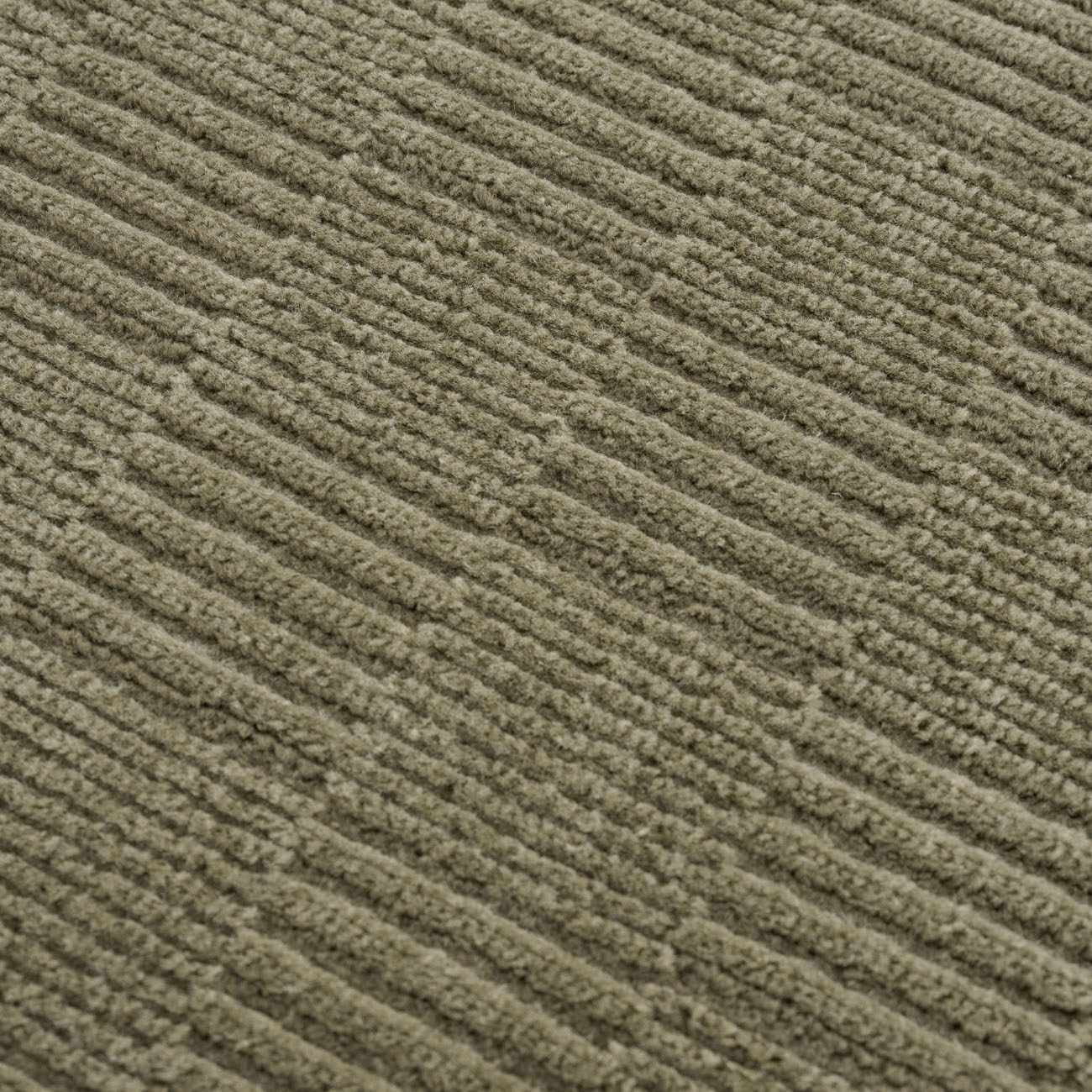 Hauteloom Kazuma Living Room, Bedroom Machine Washable Area Rug - Square Piles, Checkered - Gray Green, Moss Green - 9'2" x 12'