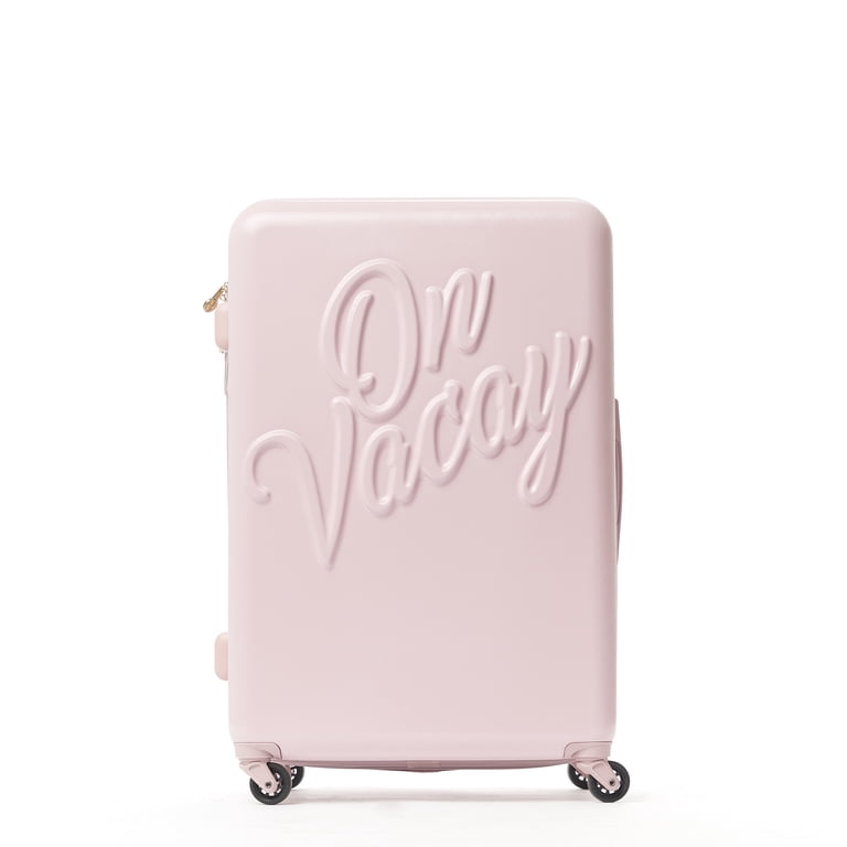 Macbeth Collection On Vacay 29in Rolling Luggage Suitcase, Pink