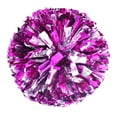 thumbnail image 1 of 4pcs Metallic Foil Cheerleading Pom Poms, Premium Cheerleader Pompoms Kit, Cheering Hand Flowers for Sports Meeting Cheers Ball Game Dance Fancy Dress Night Party, 1 of 8