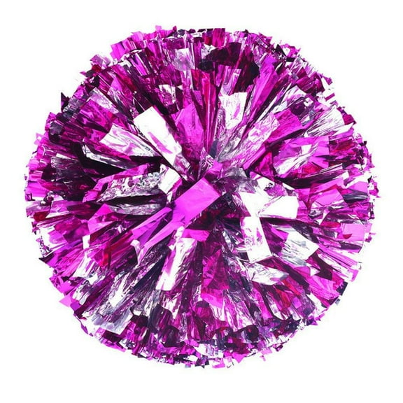 Cheerleading Poms - 1 Pair Cheerleader Aerobics Pom Poms Pompoms for Dance Party School Sports Competition