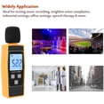 thumbnail image 4 of Manual Sound Level Tester 30~130 dB Decibel Noise Measurement with Backlit Digital LCD Display for Indoor/Outdoor Use [Max/Min/Hand Function], 4 of 5