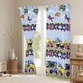 thumbnail image 3 of Homewish Car Theme Black Out Curtains For Teens Boys Girls,Cartoon Truck Curtains Pack of 2 (42x63 Each),Construction Vehicles Bedroom Curtains,Microfiber Bedroom Decor, 3 of 6